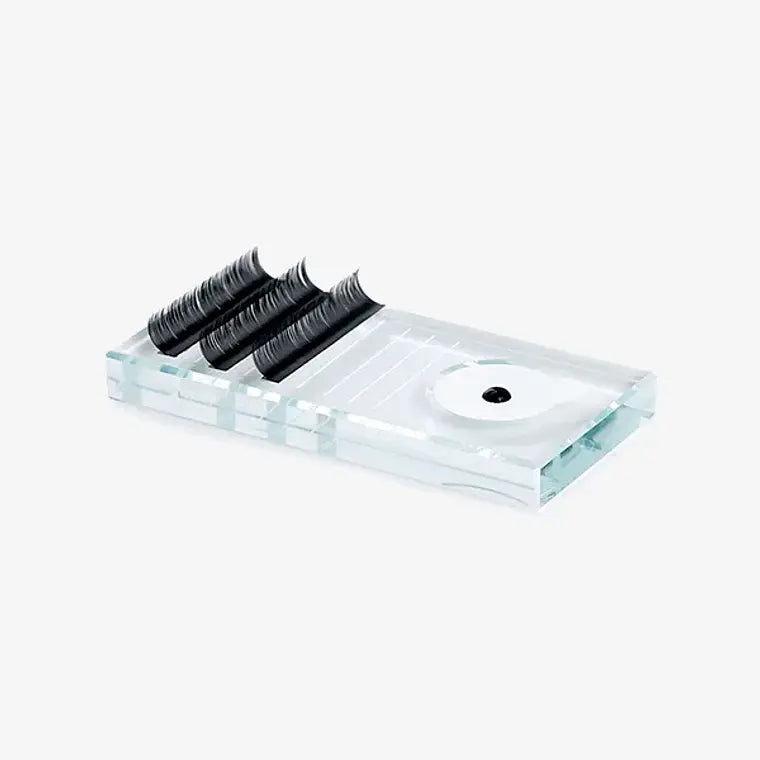 Soporte de Cristal para Extensiones de Pestañas